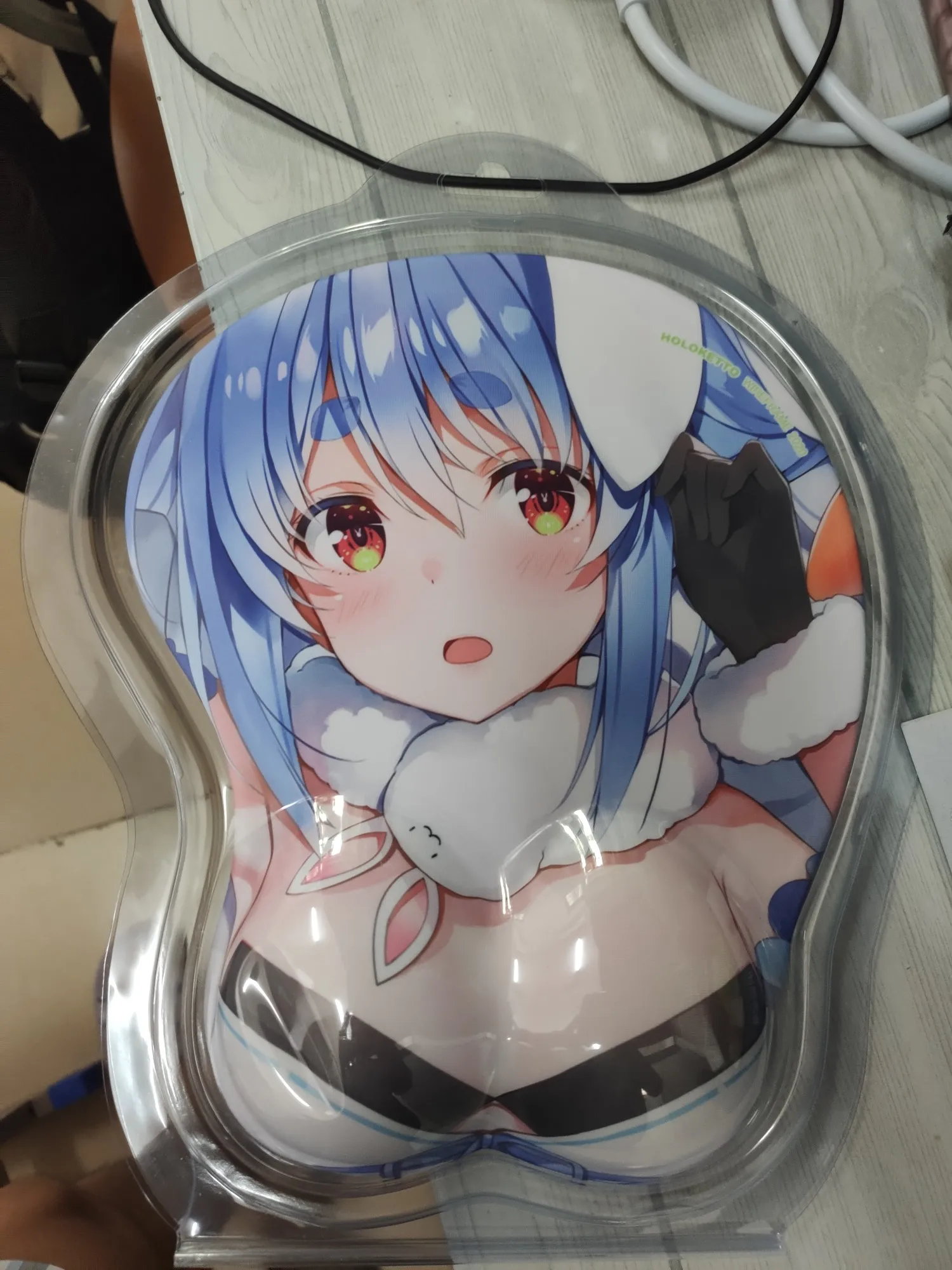 Мягкий гелевый игровой коврик для мыши с рисунком аниме Usada Beijing Ora Gawr Gura Nakiri Ayame