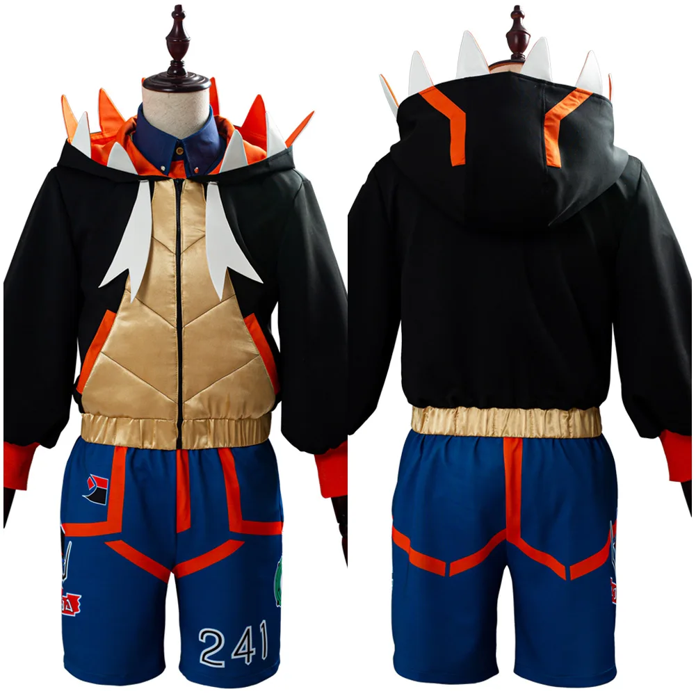 

Pokemon Sword Shield Raihan Cosplay Costume Uniform Halloween Carnival Costume Men Women