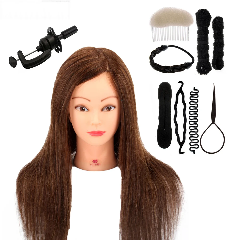 Набор инструментов для волос Modle + Clamp 90% настоящие волосы укладки Обучающие