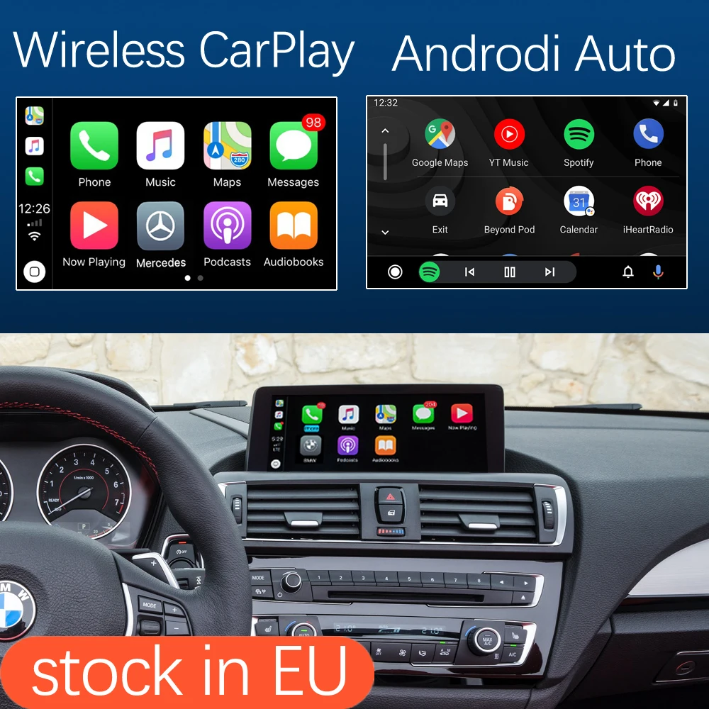 Беспроводной интерфейс Apple CarPlay для BMW 1 2 серии F20 F21 F22 F23 F45 2011 2016 NBT с функцией