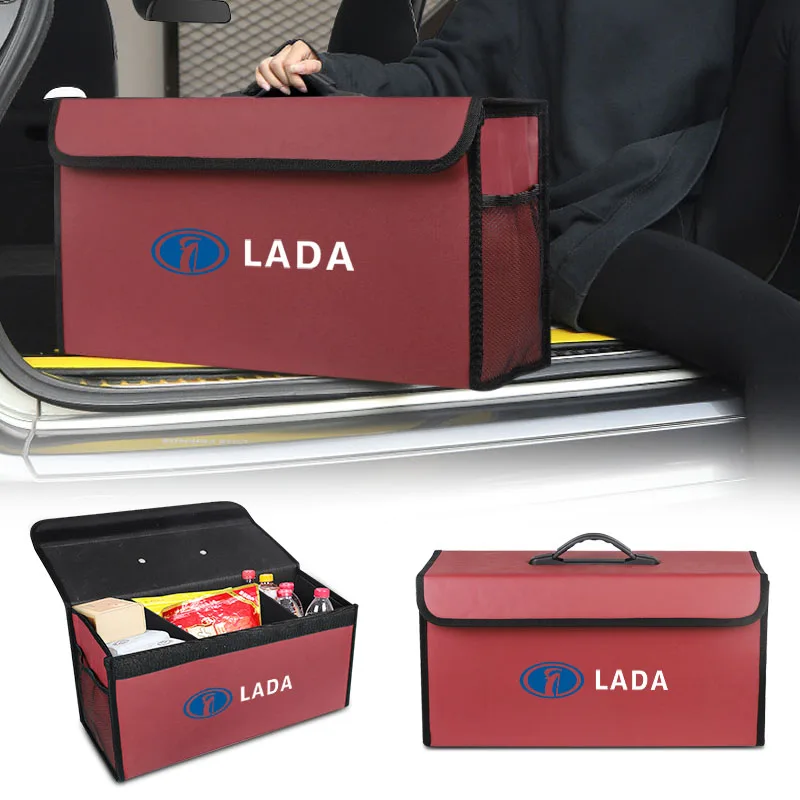 1 шт. Кожаный Автомобильный багажник коробка для хранения большой складной