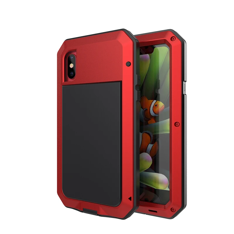 Полный защитный Роскошный металлический чехол для iPhone 11 11Pro 6S 7 Plus, противоударный чехол для samsung Galaxy Note9 S10 S9 S10Plus S8 S8Plus