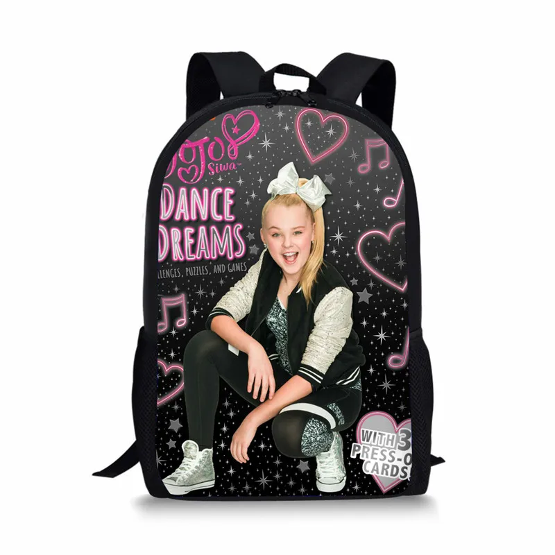 as pictures THIKIN 3 шт./компл. Superstar JOJO Siwa комплект школьных сумок для девочек Повседневная сумка для книг на заказ школьные сумки для подростков мальчиков студентов рюкзаки - Цвет: as pictures