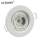 Светодиодная лампа, круглая, белая, искусственная, светодиодная лампа, освещение, лампочка MR16 GU10, светильник, держатель светильника, вырез 45 мм