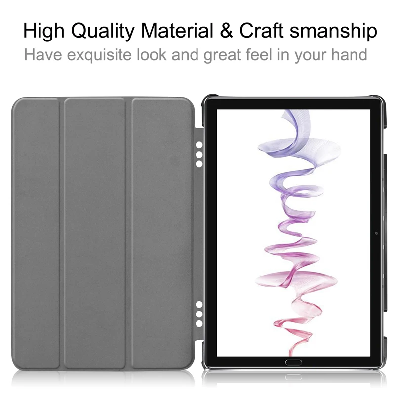 Чехол для Huawei MediaPad M6 10 8 тонкий магнитный складной чехол подставка из