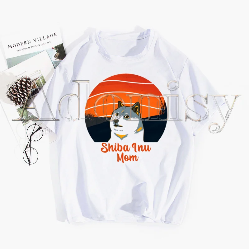 

Shiba Inu Harajuku Man T Shirts Tees Shirt Tops Design Short-Sleeved Aesthetic Anime T Shirt