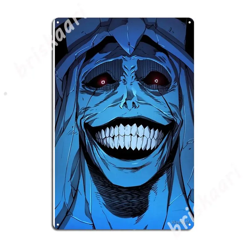 

Выравнивающая улыбающаяся статуя. Металлические знаки, постеры для украшения дома, жестяной знак паба