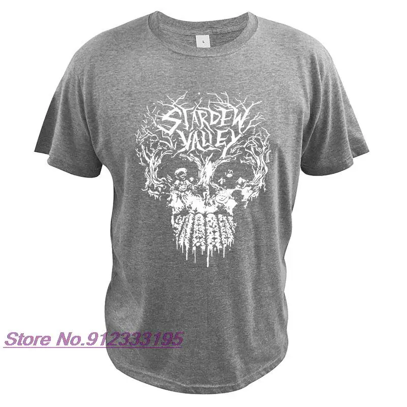 Stardew Valley-Classic T Shirt Open-ended Country-Life Role- Playing Game Cool Tee O-neck Soft 100% Cotton Essential Top EU Size