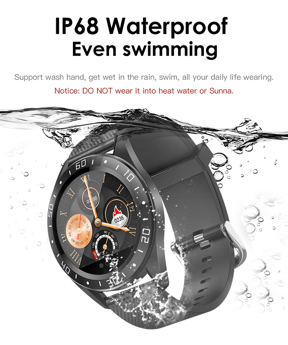 

Waterproof Sport Bracelet Heart Rate Monitor Fitness Watch Blood Pressure Smart band Pedometer Smart Wristband watch men women