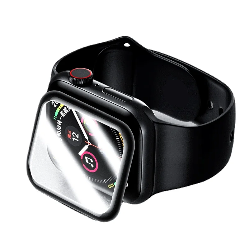 

Screen Protector for Apple Watch SE/6 5/4/3/2 Iwatch 44mm 40mm 42mm 38mm 3D Curved Anti-Scratch Anti-Bubble Protective Glass