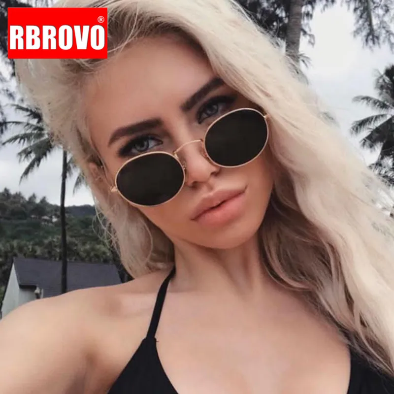 Круглые Солнцезащитные очки RBROVO в стиле ретро женские брендовые дизайнерские