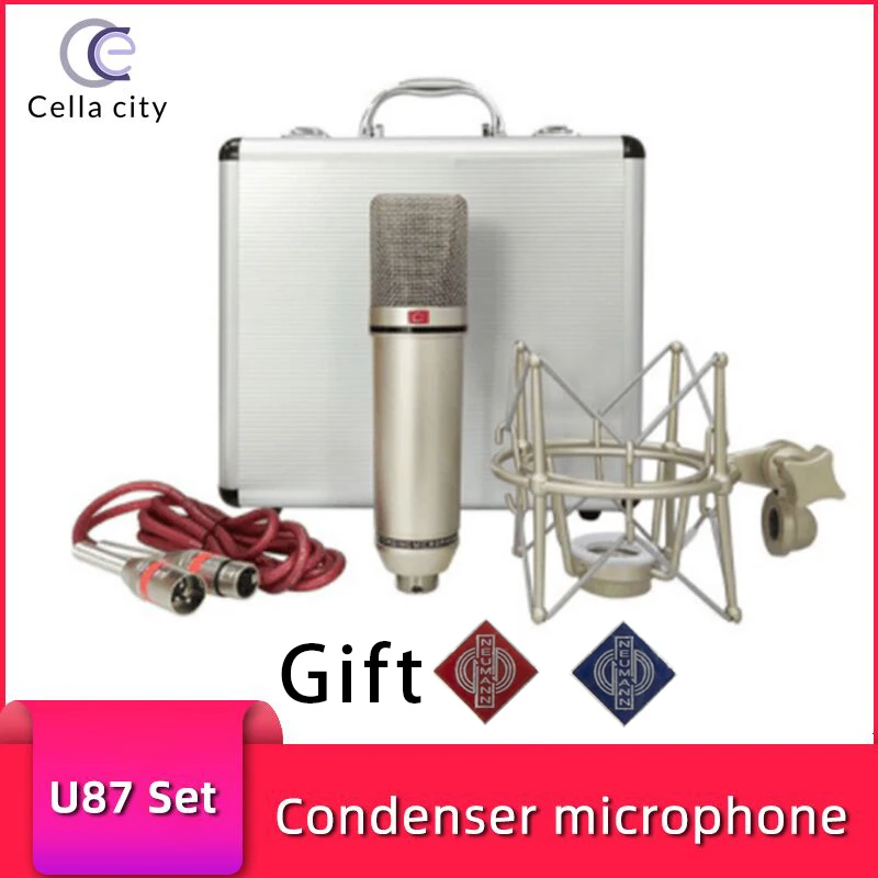 U87 конденсаторный микрофон Комплект Профессиональная студия для микрофонной
