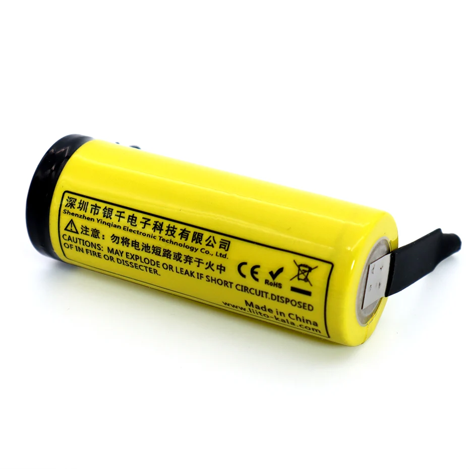 New LiitoKala Lii-16C 18500 1600mAh 3.7 V rechargeable battery Recarregavel lithium ion for LED flashlight+DIY Nickel | Электроника