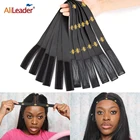 Черная эластичная лента Alileader для париков, кружевные плавильные ленты для кромок, повязка на голову с изогнутыми краями