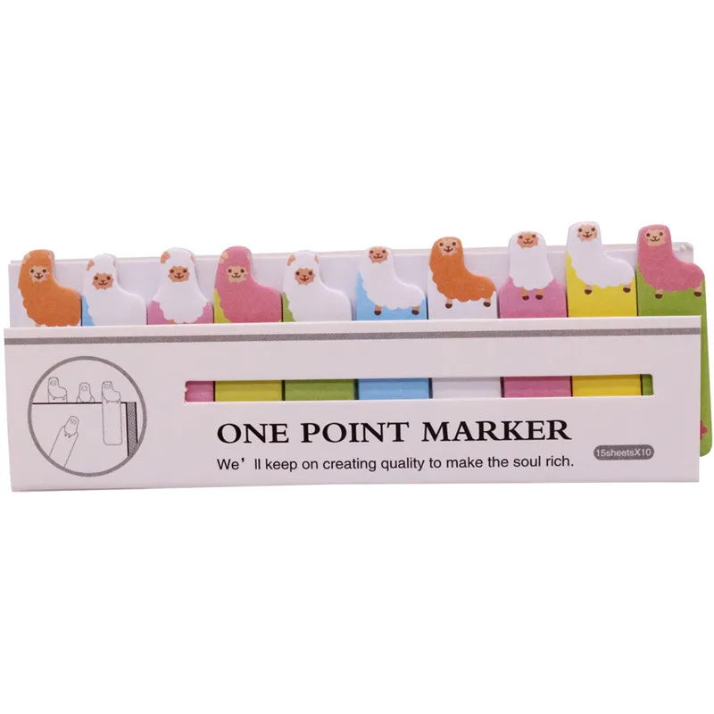 sheep BG2007 20 шт. блокнот для заметок 105*40 мм декоративные стикеры s офисные школьные принадлежности стикер для канцелярских товаров - Цвет: sheep BG2007