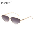 Солнцезащитные очки JASPEER кошачий глаз для женщин и мужчин, брендовые дизайнерские солнечные очки в стиле стимпанк, UV400, для вождения, с защитой от ультрафиолета