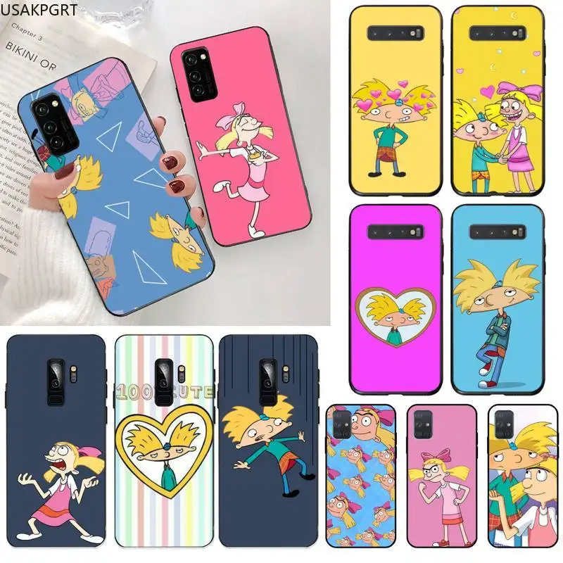 

USAKPGRT Hey Arnold Special Custom Soft Phone Case for Samsung S20 plus Ultra S6 S7 edge S8 S9 plus S10 5G lite 2020