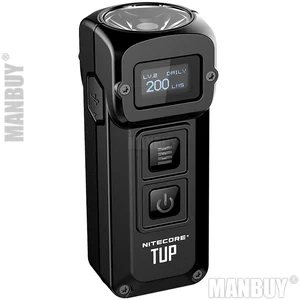 Брелок NITECORE TUP 1000 люмен из нержавеющей стали металлик с подсветкой OLED-дисплеем EDC USB перезаряжаемая кнопка для ключей бесплатная доставка