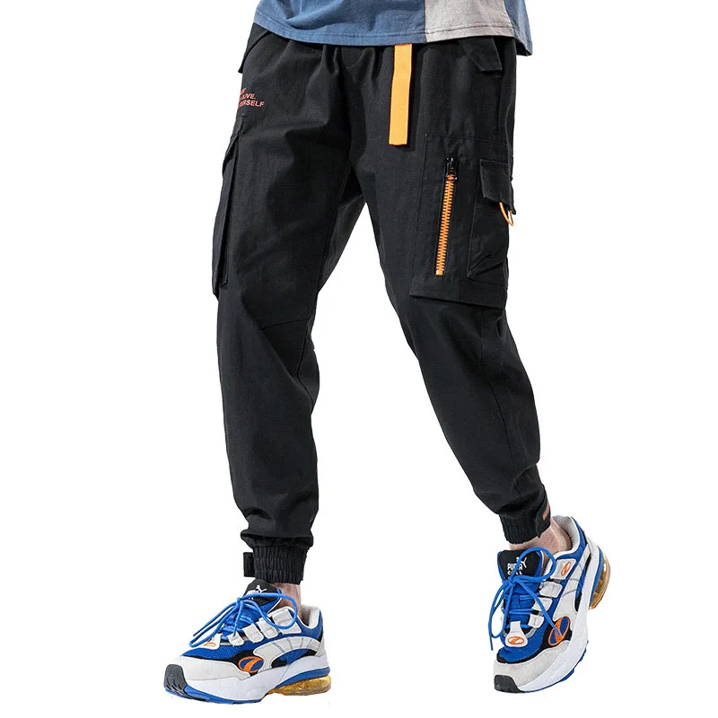 Брюки-карго мужские камуфляжные модные Джоггеры в стиле милитари брюки-султанки
