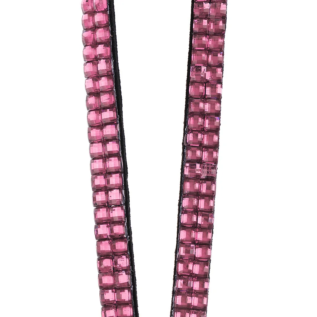 

5x Bling Multi-Colors Rhinestone Retractable Reel with Vertical Badge Holder