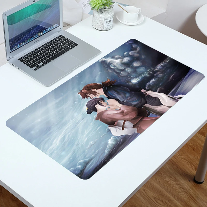 

Desk Mat Computer Table Gaming Mousepad Gamer Girl Accessories Kawaii Pads Mouse Pad Japanese Style Csgo Rugs Rurouni Kenshin