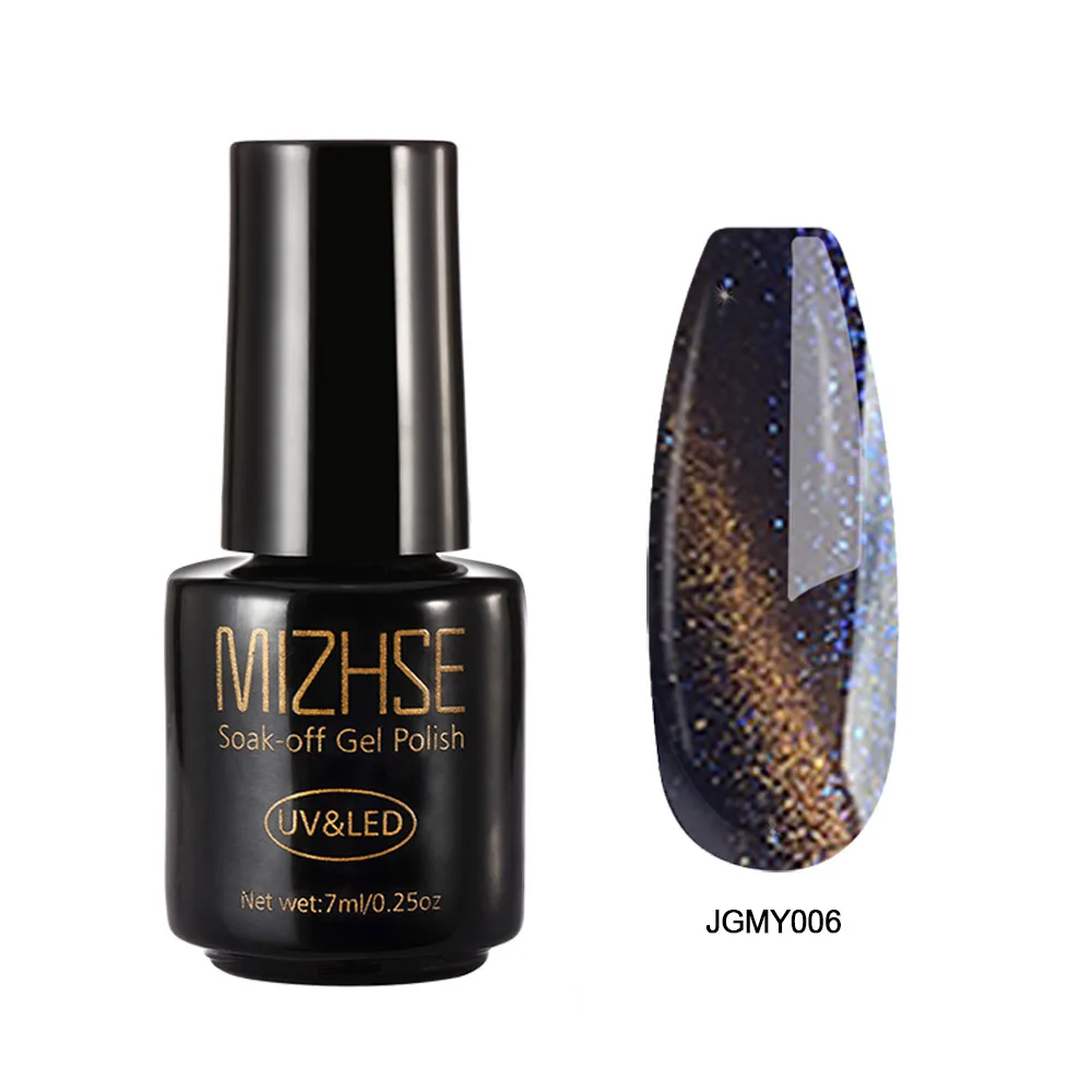 JGMY006 MIZHSE 5D Гель-лак для ногтей с эффектом «кошачий глаз» 7 мл кошачий глаз УФ-Гель-лак замочить от магнитной палочки лак для ногтей Дизайн ногтей Полупостоянный Светодиодный УФ-гель - Цвет: JGMY006