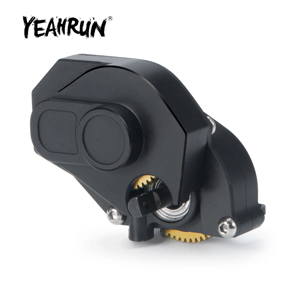 

YEAHRUN Metal Transmission with Pinion Gear Gearbox Internal Gears for 1/24 RC Crawler Axial SCX24 90081 Upgrade Parts