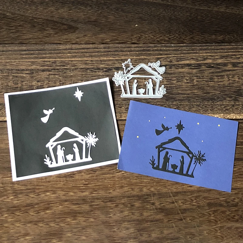 Рождественские штампы из металла стальные трафареты для поделок скрапбукинга