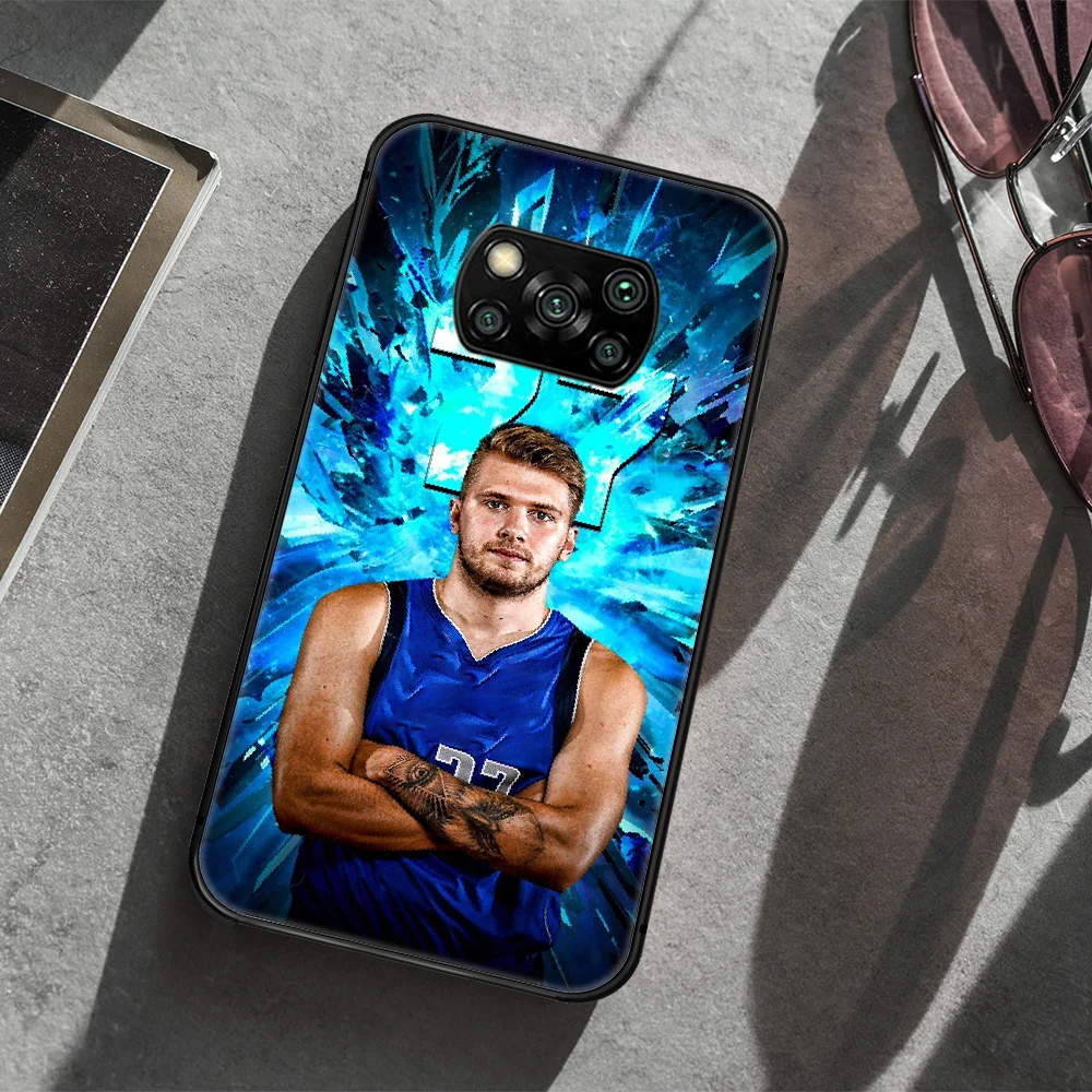 

basketball star Luka doncic 77 Phone case Cover Hull For Xiaomi Mi A2 A3 8 9 9T Note 10 Se Lite Pro black Back Pretty Cover