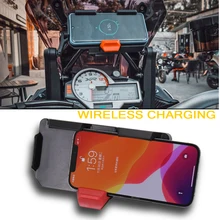 New Motorcycle Parts Navigation Bracket Wireless Charging Support Mobile Phone For BMW R1200GS F800GS ADV F700GS R1250GS F900R