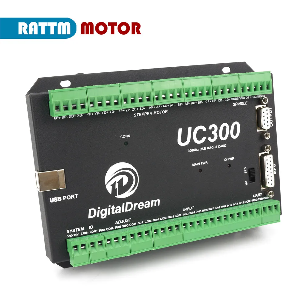 USB Mach3 CNC Control ler UC300 NVUM upgrade 3/4/5/6 Axis плата управления движением для фрезерного станка