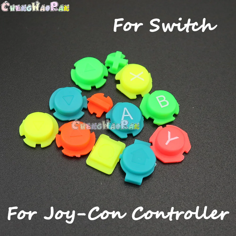 

1set - 100sets Colorful ABXY Directions Keys Buttons Joystick for Nintendo Switch NS NX Controller Joy-con Left Right Controller