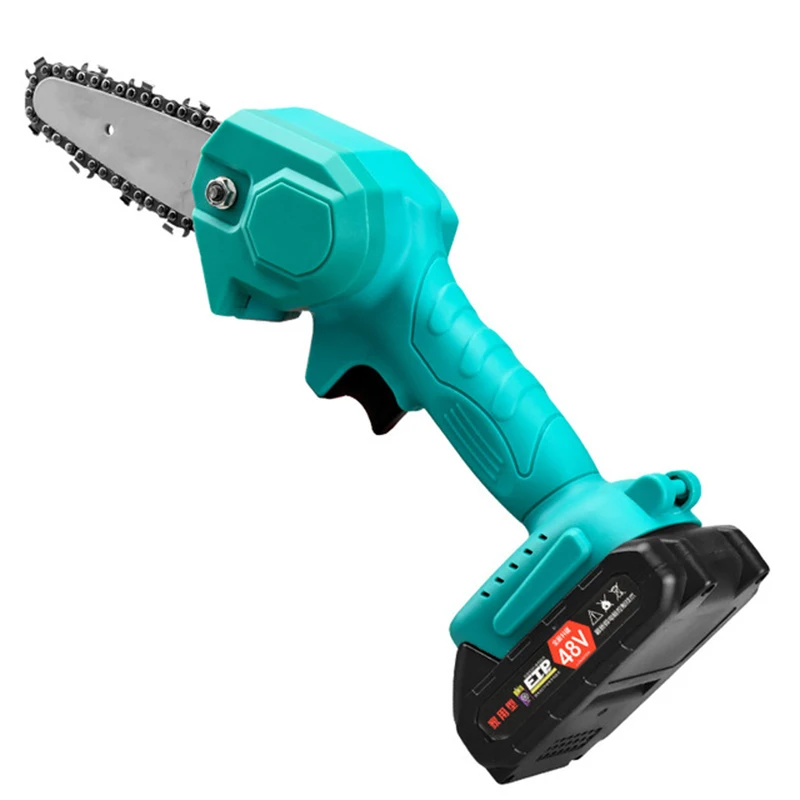 

Handheld Mini Chainsaw for Wood Cutting and One-Hand Chainsaw Rechargeable Saw Garden Logging D1