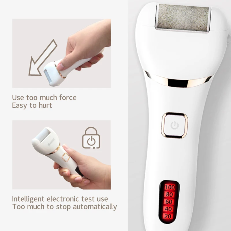 

Kbxstart Callus Electric Pedicure Machine Foot Exfoliator Tool Pedivac Dead Skin Remover Pedicure Foots Skin Care USB Charging