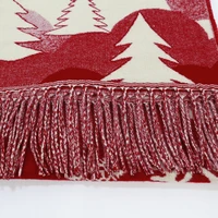 Cashmere Acrylic Blanket Shawls Snowflake Deer Jacquard Christmas Muffler