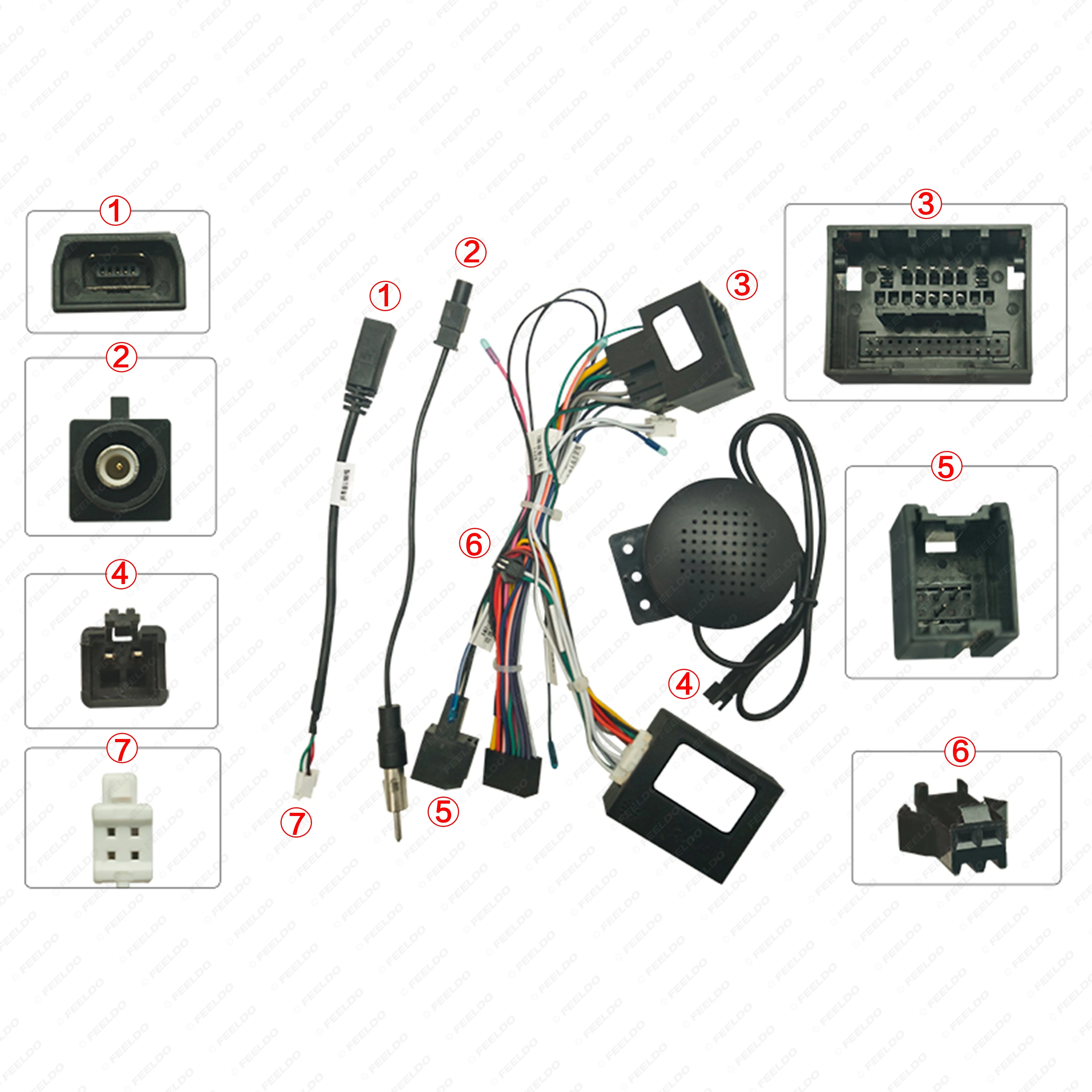 Автомобильный 16-контактный провод проводки для радио и аудио Chevrolet Cruze AVEO Malibu TRAX |