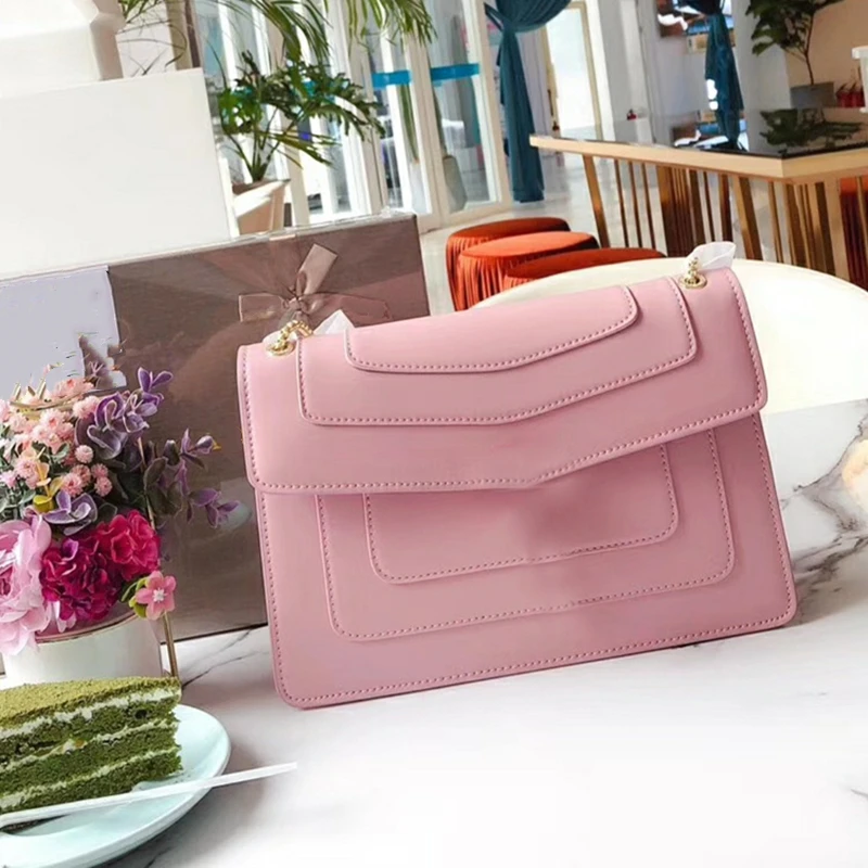 Женские сумки, роскошная сумка через плечо, кожаная Высококачественная брендовая модная сумочка, сумка через плечо с цепочкой, женская сумка через плечо