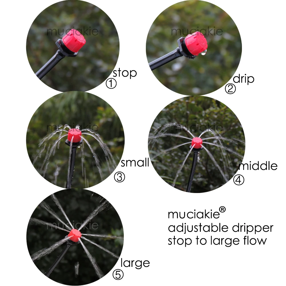 MUCIAKIE автоматический капельный оросительный набор для деревьев 3/8-в шланг