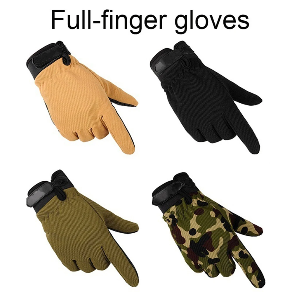 

Mens Tactical Military Gloves Lightweight Breathable Riding Gloves Non-Slip Wearable Full Finger and Half Finger Gloves