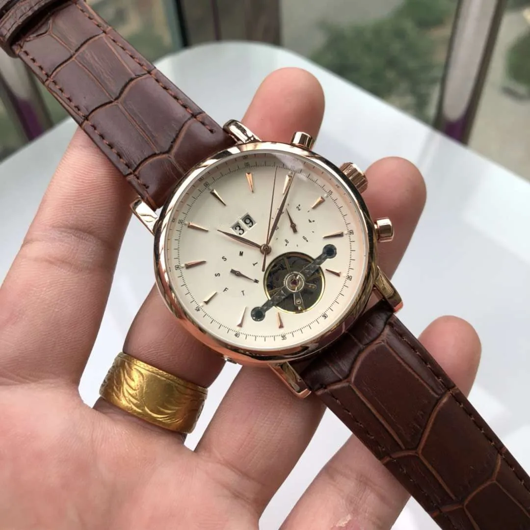 

Patek-Philippe Business Men's Mechanical Wristwatch Fashion Trendy Tourbillon Timepiece Luxury Automatic Watch High Quality
