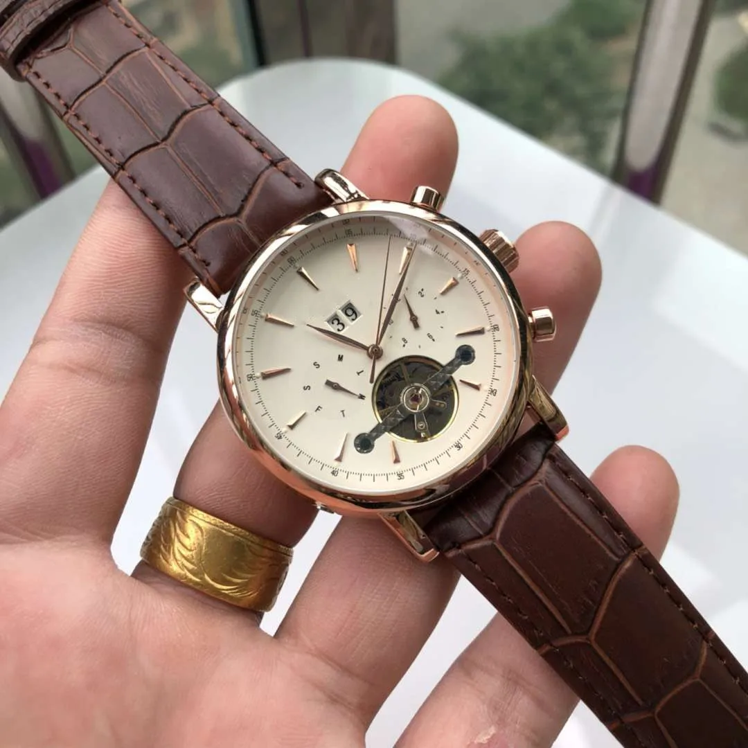 Patek-Philippe Business Men's Mechanical Wristwatch Fashion Trendy Tourbillon Timepiece Luxury Automatic Watch High Quality
Patek-Philippe Business Men's Mechanical Wristwatch Fashion Trendy Tourbillon Timepiece Luxury Automatic Watch High Quality