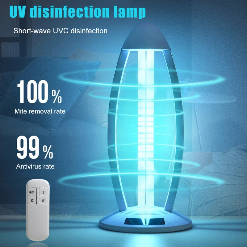 

UV Light Ultraviolet Lamp Quartz Remote Control for Home Car Living Room Bedroom ANDF889