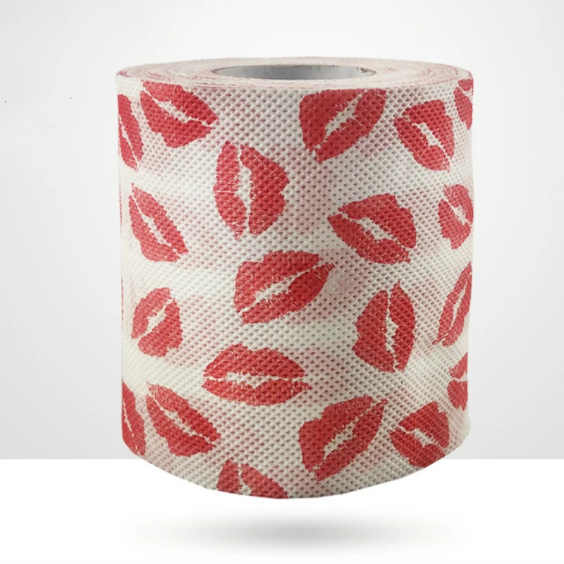 Возможностью погружения на глубину до 30 м 1 рулон красные губы Принт туалетной