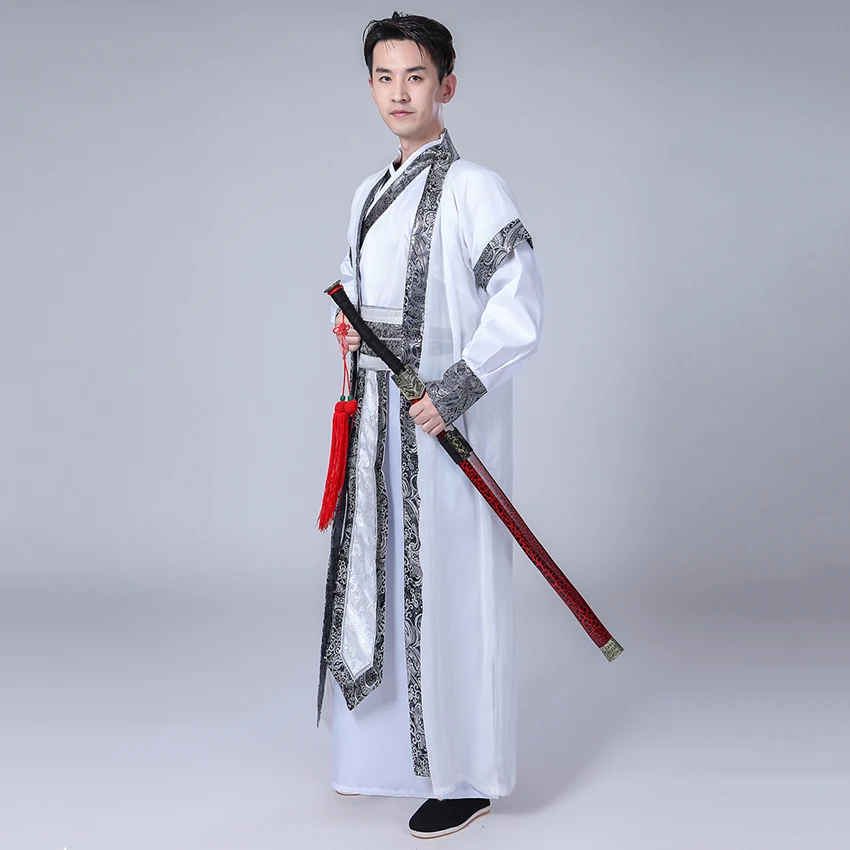 Hanfu древний костюм Dyansty, традиционная китайская одежда для мужчин и женщин, длинное платье, одежда для фестиваля, танцевальные платья