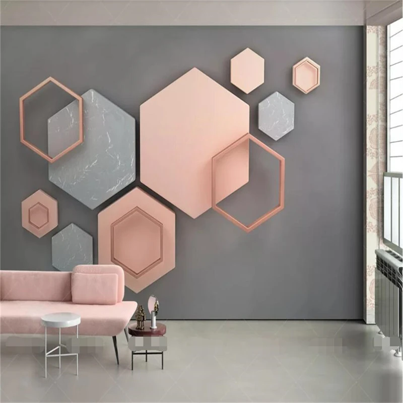 3d шестиугольная мозаика современный минималистичный геометрический фон для