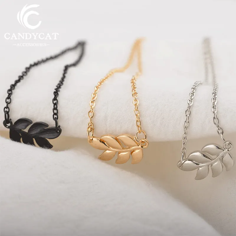 Массивное ожерелье с подвеской в виде металлического листа для женщин и мужчин