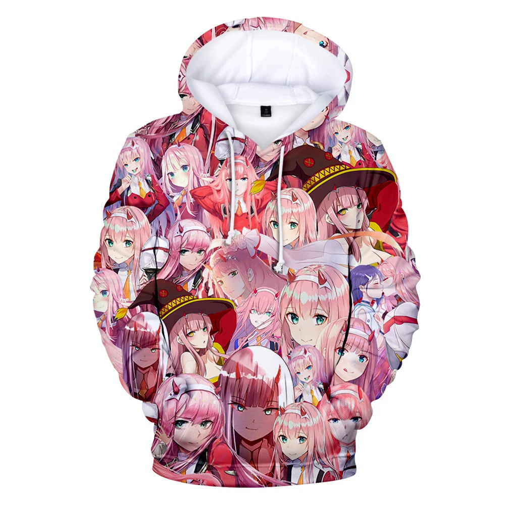 

Aikooki Spring/Autumn/Winter New Arrivals sweatshirts Darling in The Franxx Hoody Casual Tops Darling in The Franxx 3D Hoodies