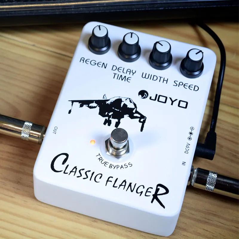 

JOYO JF-07 Classic Flanger Pedal Effect Tremulous Vibratos & Chorus Guitar Pedal Effect for Electric Guitar Metallic Flanger