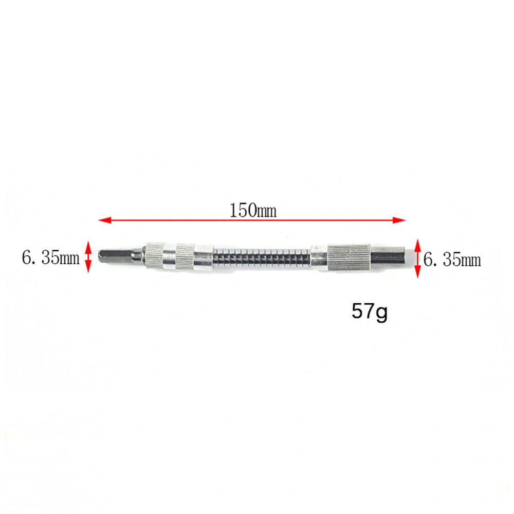 

1/4'' Hex Flexible Shaft Extension Drill Universal Snake flexible Hose Cardan Shaft Connection Soft Extension Rod Link