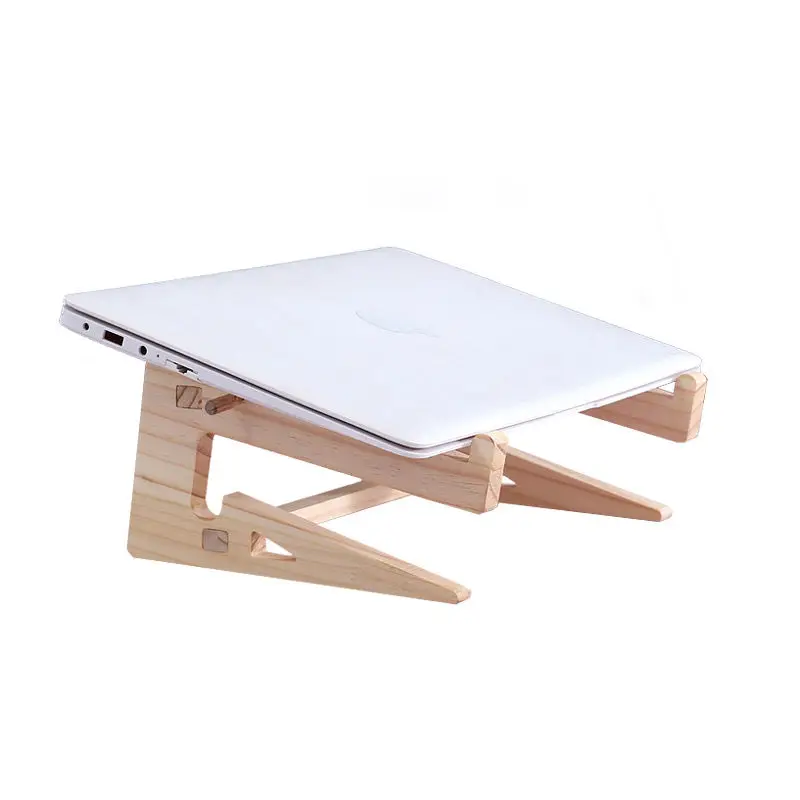 

Computer Heightening Solid Wood Laptop Stand Vertical Stand Pad Heightening Stand Cooling Base Cervical Desktop Creative Storage